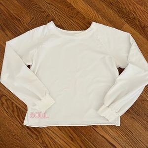 Nation LTD x SoulCycle White Sweatshirt